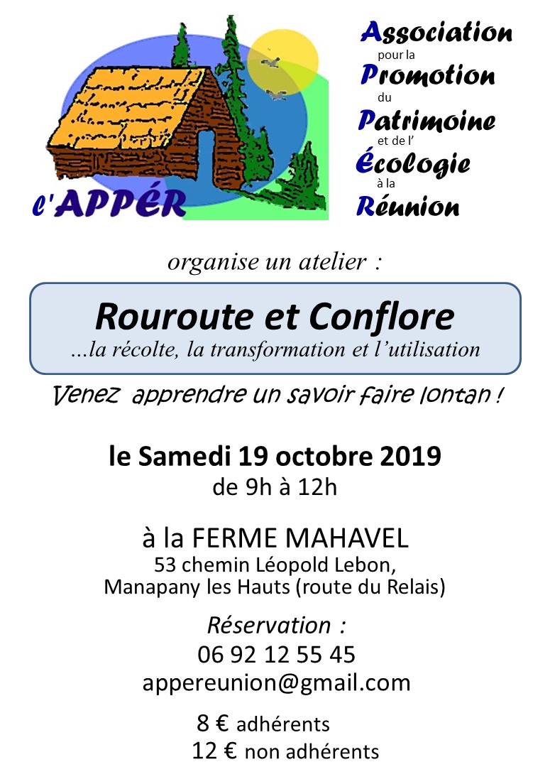 Flyers ateliers Rouroute conflore